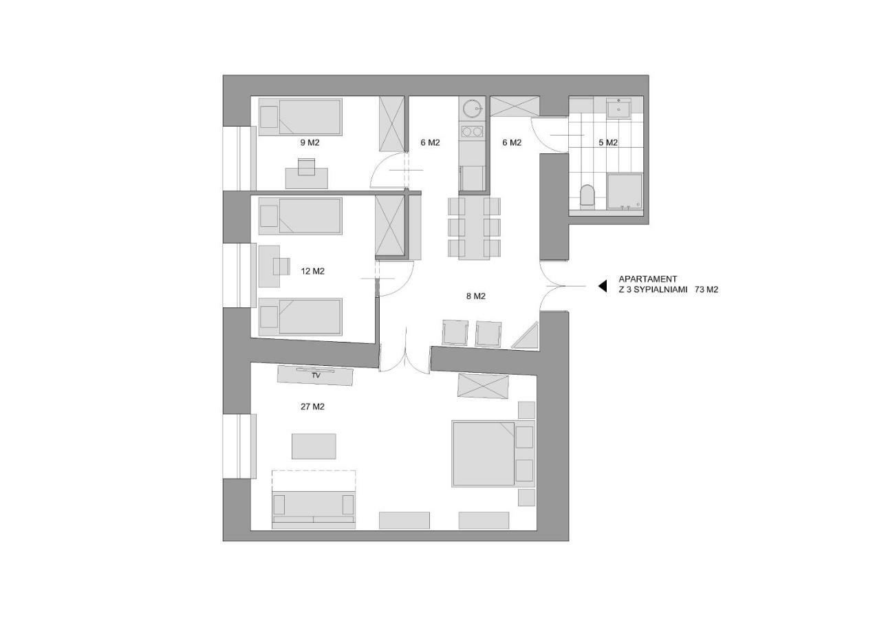 Sewa Apartments Krakow Bagian luar foto